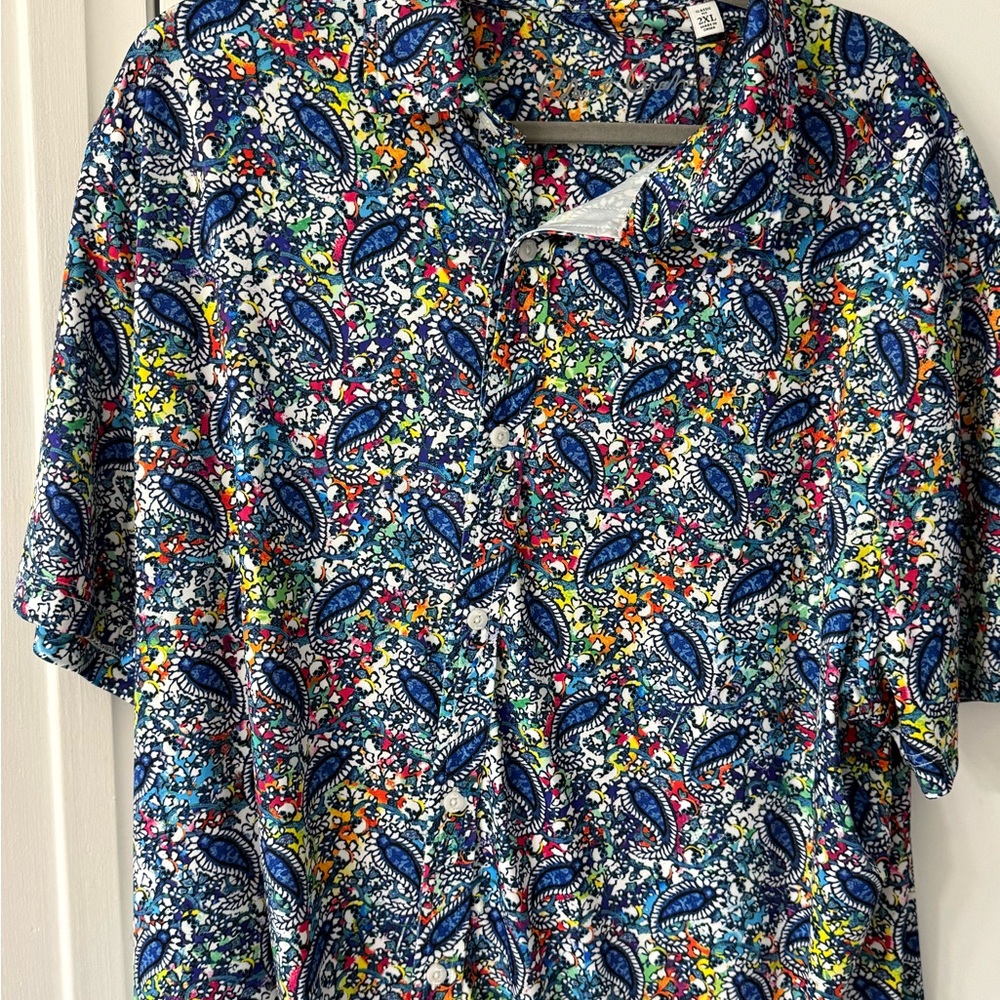 Robert Graham Vibrant Paisley Button Down Shirt